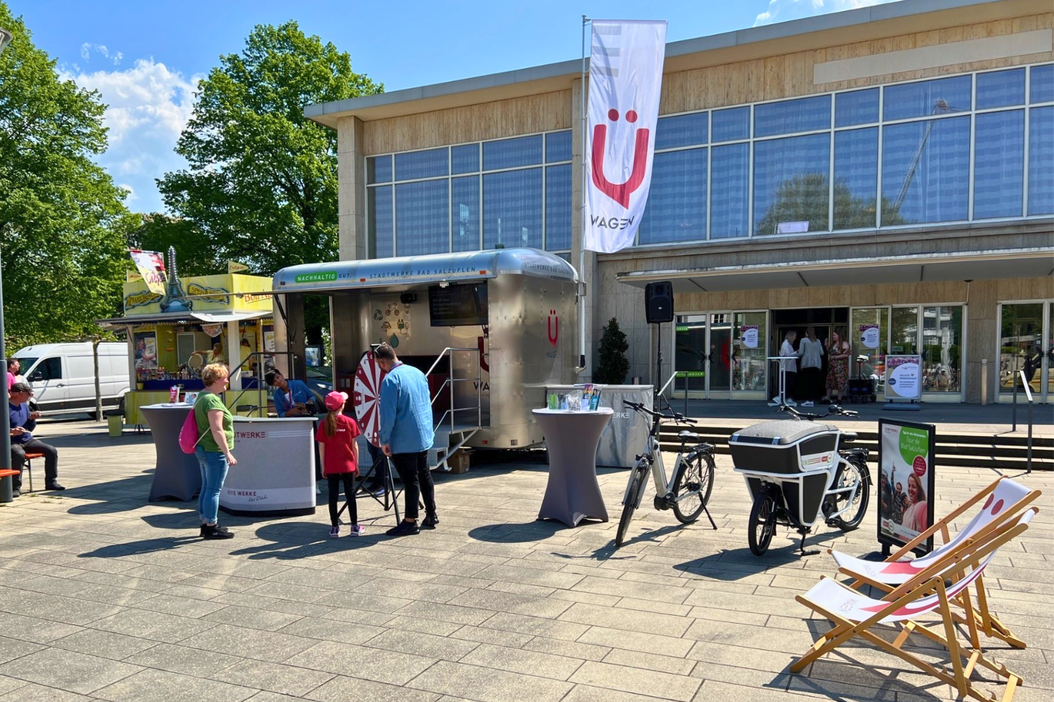 Ü-Wagen im Kurpark