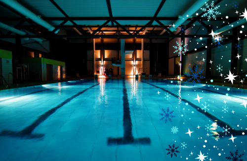 Blick auf das Schwimmerbecken im Lohfeld Bad