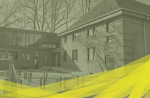 Blick auf das Festhallen-Gebäude