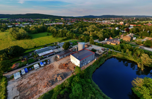 Blick von oben auf die IKWK-Anlage